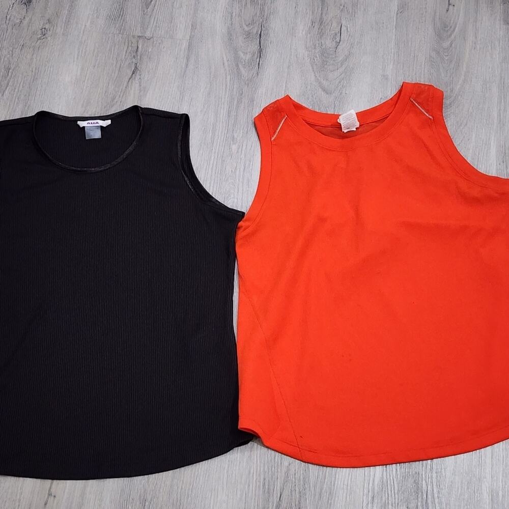 AVIA & Alia black red tank top lot bundle medium large new - Picture 2 of 8